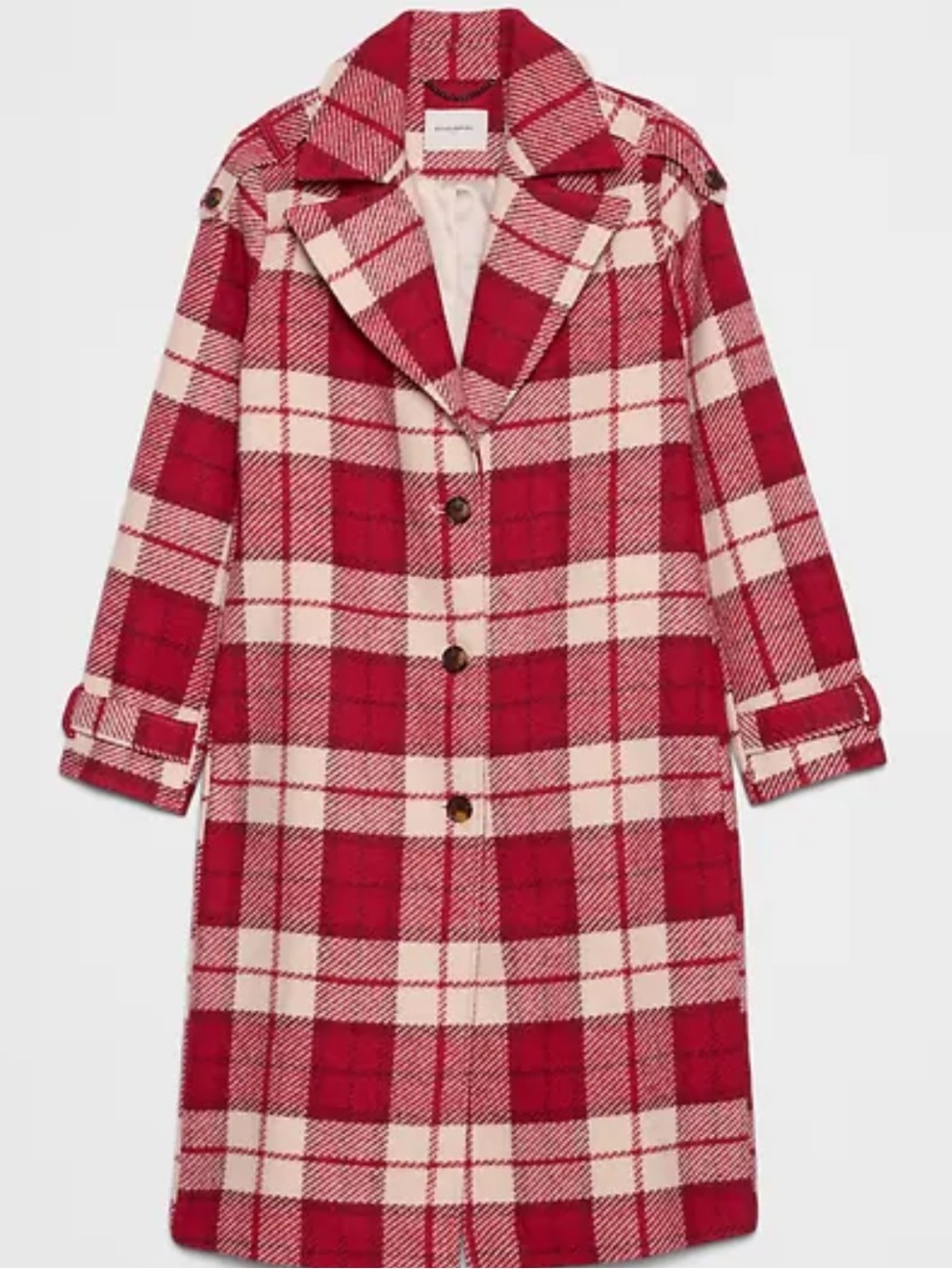 Banana Republic Factory Plaid Coat